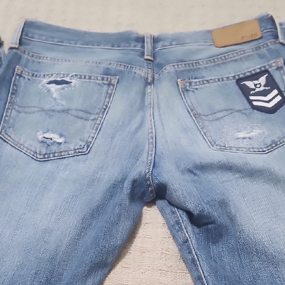 Polo by Ralph Lauren Blue Distressed Women's Jeans - Picture 9 of 17